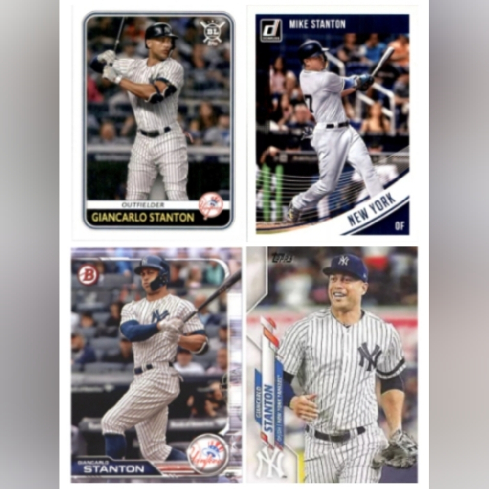Giancarlo Stanton ⚾ MLB Baseball Trading Cards Lot 🔥 New York Yankees